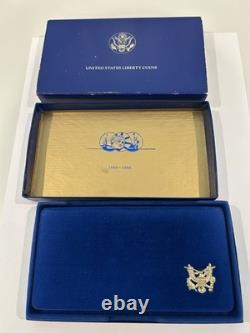 GOLD COIN United States Liberty Coins 1886 1986 Three-Coin Proof Set withCase