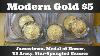Gold 5 Modern Us Commemorative Coins Jamestown Medal Of Honor Us Army Star Spangled Banner