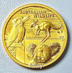 Gold Australian Wildlife Coin 1/4 Ounce