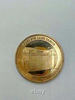 Harveys Lake Tahoe Commemorative Coin 80th Anniversary Est 1944 Gold Edition