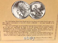 Historic Providence Mint COA First Miniature $10 Gold Piece Coin 14K Gold NM