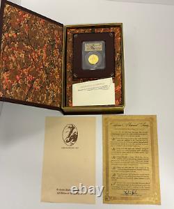IN BOX! 1857/0 $10 49er Horseman. 913 Fine Cal Gold PCGS Deep Cameo Proof #0926