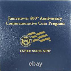 Jamestown 400th Anniversary Commemorative 2007 W Proof Gold $5 OGP COA