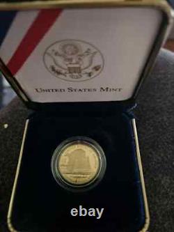 Jamestown 400th Anniversary Commemorative Proof 5 Dollar Gold Coin