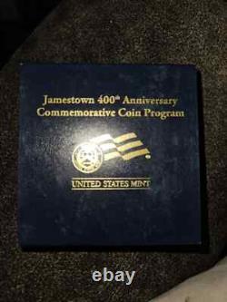 Jamestown 400th Anniversary Commemorative Proof 5 Dollar Gold Coin