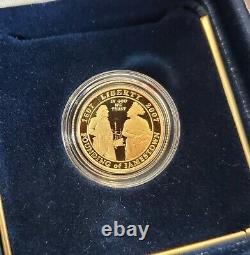 Jamestown 400th Anniversary Gold Coin OGP & COA 2007 US Mint Commemorative