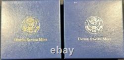 Jamestown Proof 2007-W $5 Gold 400th Aniversary Set with 2007-P Silver $1
