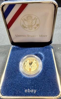Jamestown Proof 2007-W $5 Gold 400th Aniversary Set with 2007-P Silver $1