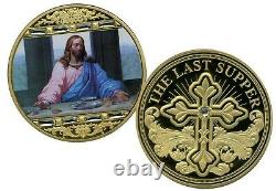 Jesus At The Last Supper Colossal Commemorative Coin Value $139.95