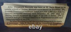 Jfk Commemorative Coin Set 1964 Gold Half Dollar With Ruby, Emeralds And Sapphir