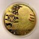 John F. Kennedy Commemorative Coin Layered In 24k Gold With Coa