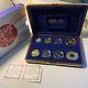 Korean Commemorative Coin Set 8 Coins In Deluxe Display Case Rare Collection