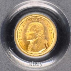 LA PURCHASE, JEFFERSON 1903 G$1 Gold Commemorative PCGS MS64