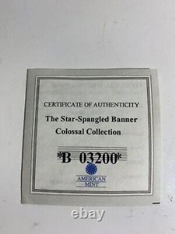 LIMITEDSTAR-SPANGLED BANNER COLOSSAL COMMEMORATIVE COIN (2.75x0.16)