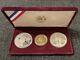 L. A. Olympics 1984-s $10 Gold, And 1983-s & 1984-s $1 Silver, 3-coin Proof Set