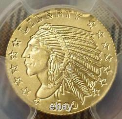 Liberia KM-492 U. S. GOLD $10 Indian, 2000 PCGS MS70 1/10oz Coin, Low Pop 8