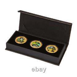Limited Edition Commemorative Frankenstein 200th Anniversary 3 Gold Coin Box Set