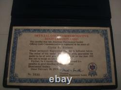 Lincoln Mint gold commemorative coin. 999