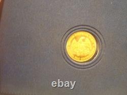 Lincoln Mint gold commemorative coin. 999