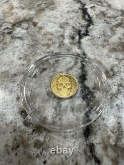 Lot of 10.999 fine gold 1/200 oz each sealed in capsule