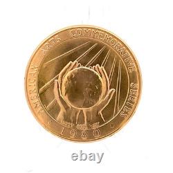 Marian Anderson US Mint 1/2oz Gold 90% 4th 1983 Commemorative Arts Medal 1980