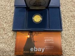 Mayflower 400th Anniversary Gold Reverse Proof Coin