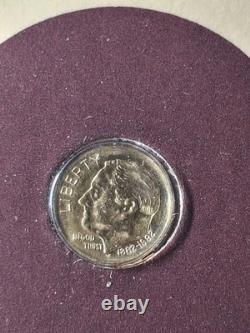 Miniature Solid 24k Gold Roosevelt Dime 100th Birthday Commemorative F. D. R