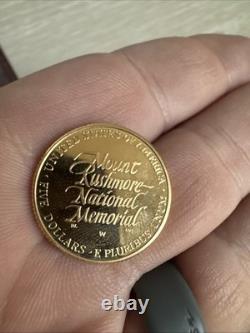 Mount Rushmore Anniversary Commemorative 1991 W Uncirculated Gold $5