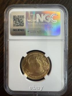 NGC MS70 Gold 2008 W BUFFALO $25 1/2 Oz. 9999 Fine Gold Coin