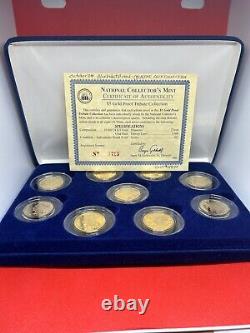 National Collectors Mint #9 Coin $5 Gold Proof Collection Coin Set