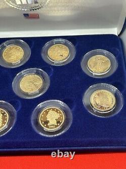 National Collectors Mint #9 Coin $5 Gold Proof Collection Coin Set