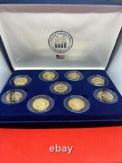 National Collectors Mint #9 Coin $5 Gold Proof Collection Coin Set