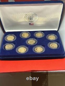 National Collectors Mint #9 Coin $5 Gold Proof Collection Coin Set