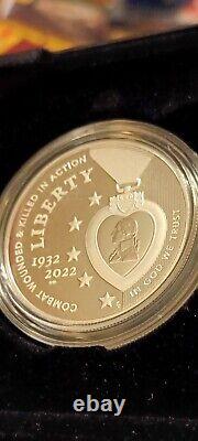 National Purple Heart Hall of Honor 2022 Three-Coin Proof Set Only 5,000 Made