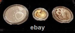 National Purple Heart Hall of Honor 2022 Three-Coin Proof Set Only 5,000 Made