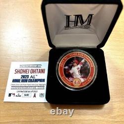 New Angels Shohei Ohtani 2023 AL HR King Commemorative Gold Coin Rare