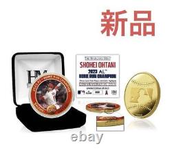 New Angels Shohei Ohtani 2023 AL HR King Commemorative Gold Coin Rare