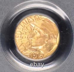 PANAMA PACIFIC 1915-S G$1 Gold Commemorative PCGS MS64