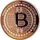 Physical Bitcoin Commemorative Coin Plated Gold Color Collection Collectible New