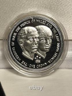 Pobjoy Mint London England Wedding Charles & Lady Diana 1981 Un-Circulated Coins