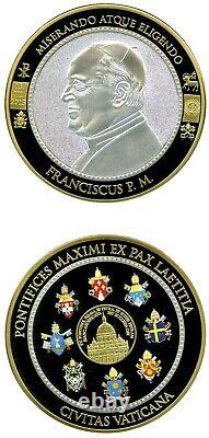 Pope Francis Commemorative Coin Proof Lucky Money Value $139.95