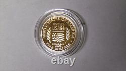 Proof 1994-W World Cup Soccer $5 Gold Commemorative With Box and COA