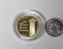Proof 2001-W Capitol Visitors Center $5 Gold Commem 0.24187 oz No Box or COA