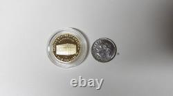 Proof 2001-W Capitol Visitors Center $5 Gold Commem 0.24187 oz No Box or COA