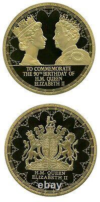 Queen Elizabeth II 90 Birthday Commemorative Coin Proof Value $199.95