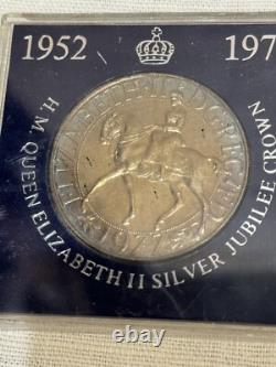 RARE 1977 Queen Elizabeth II Silver Jubilee Crown Coin DG. REG FD