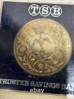 RARE 1977 Queen Elizabeth II Silver Jubilee Crown Coin DG. REG FD