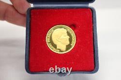 ROBERT FRANCIS KENNEDY Gold Coin by AFFER Italy 10 Grams ASSASINATION 1968 RFK