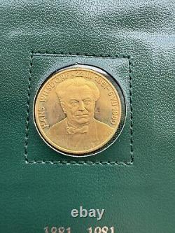 ROLEX, HANS WILSDORF COIN Fine, 22K yellow gold commemorative coin, mounted in a