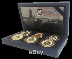Royal Navy Memorabilia Gold Coin / Medal Swiftsure Class Submarine Box Set